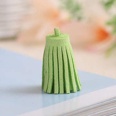 10 ΤΕΜ 3cm Mini Tassels Vintage Leather Suede Tassel Phone Tassels For DIY Craft Jewelry Findings Κρεμαστά σκουλαρίκια Αξεσουάρ