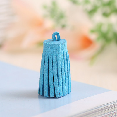 10 ΤΕΜ 3cm Mini Tassels Vintage Leather Suede Tassel Phone Tassels For DIY Craft Jewelry Findings Κρεμαστά σκουλαρίκια Αξεσουάρ