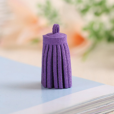 10 ΤΕΜ 3cm Mini Tassels Vintage Leather Suede Tassel Phone Tassels For DIY Craft Jewelry Findings Κρεμαστά σκουλαρίκια Αξεσουάρ