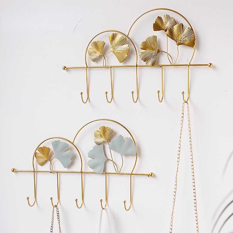 Jauns radošs kaltas dzelzs āķis ieejas lieveņa dekorēšana pie sienas piekarināms atslēgu turētājs glabātuve Pielaikošanas telpa Mēteļu pakaramais Āķi Aksesuāri