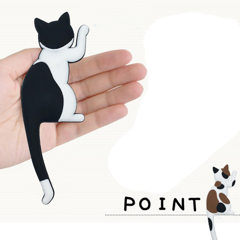 Γελοιογραφία Ζώο μαγνητικά κλειδιά τοίχου Γάντζος Ράφια οθόνης Γάντζος Αυτοκόλλητο ψυγείου Ψυγείο Μαγνήτης Κολλητική κρεμαστή θήκη πόρτας