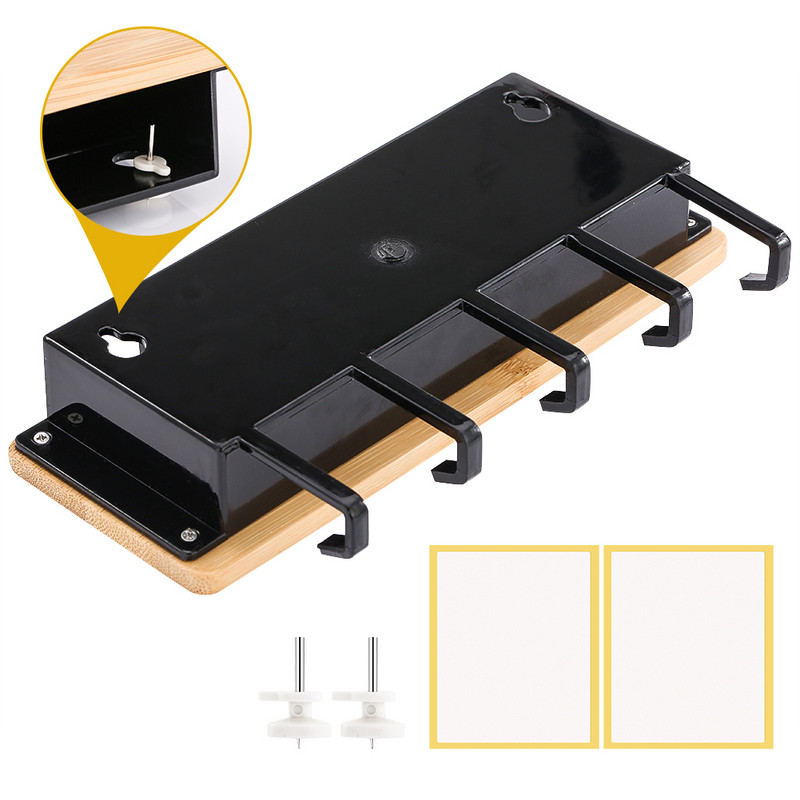 Seina võtmehoidja Koduukse tagakaunistus Loov bambusest graveeritud võtmehoidja riidepuu Väikesed muud esemed Hoiukonksud Riiul