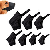 Suņu uzpurņi kodināšanai, riešanai košļāšanai Regulējams suņa mutes vāciņš maziem vidēji lieliem suņiem Mīksts, ērts suņa purns