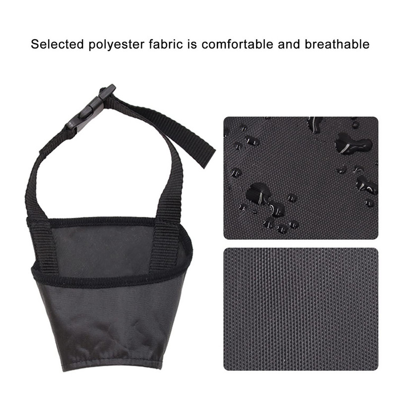 Suņu uzpurņi kodināšanai, riešanai košļāšanai Regulējams suņa mutes vāciņš maziem vidēji lieliem suņiem Mīksts, ērts suņa purns