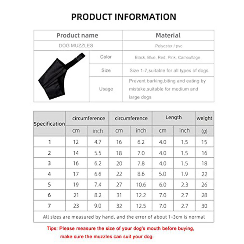 Suņu uzpurņi kodināšanai, riešanai košļāšanai Regulējams suņa mutes vāciņš maziem vidēji lieliem suņiem Mīksts, ērts suņa purns
