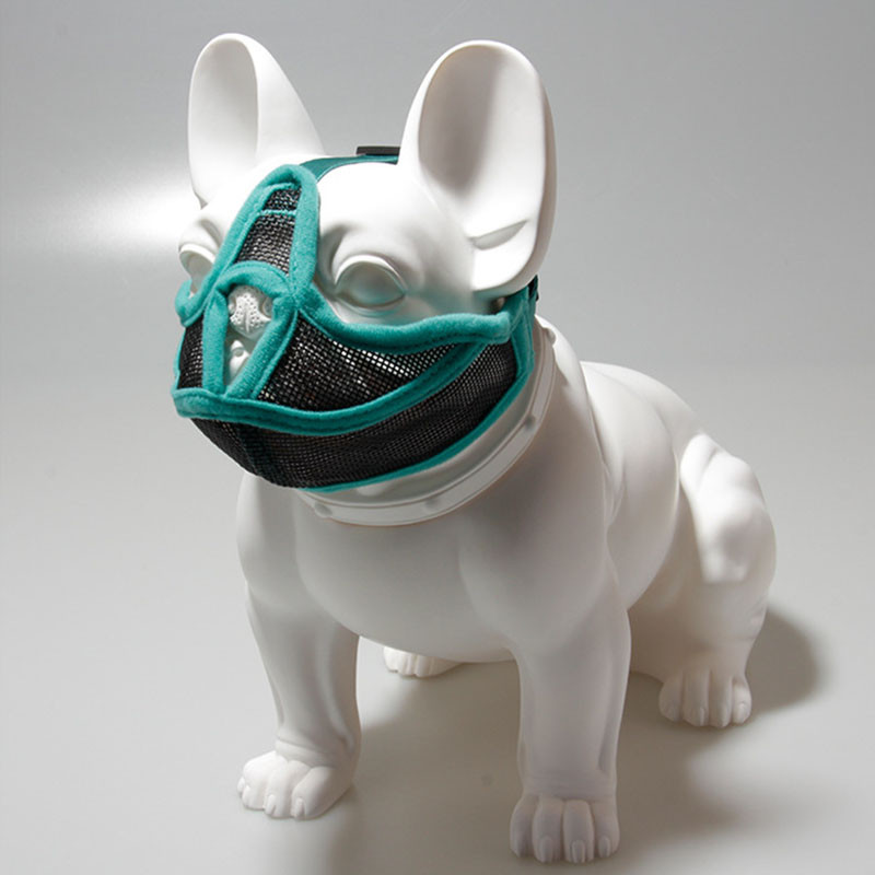 Īsi purna suņu purni Regulējams mīksts elpojošs siets košļāšanai, košļāšanai, riešanas treniņu kaklasiksnas, zirglietas un pavadi LBS