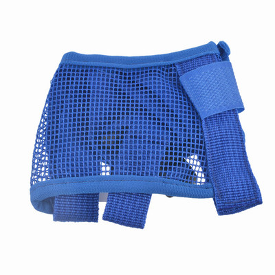 Kutya szájkosár kicsi, nagy kutyák számára Állítható hálós, légáteresztő kisállat szájkosár kutyáknak poliészter pántok Kutyatartozékok