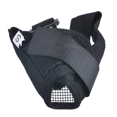 Kutya szájkosár kicsi, nagy kutyák számára Állítható hálós, légáteresztő kisállat szájkosár kutyáknak poliészter pántok Kutyatartozékok