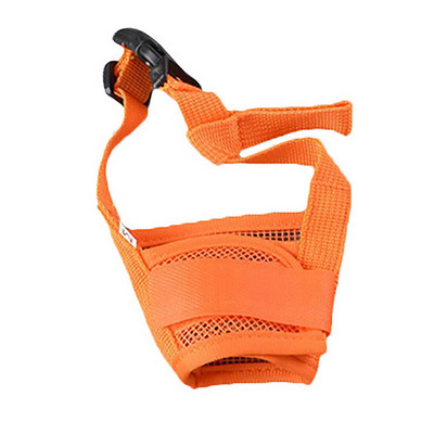 Kutya szájkosár kicsi, nagy kutyák számára Állítható hálós, légáteresztő kisállat szájkosár kutyáknak poliészter pántok Kutyatartozékok