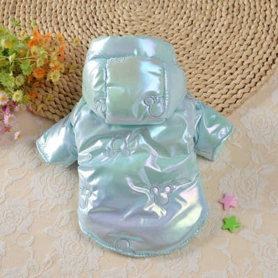 Spilgtas ziemas suņu drēbes maziem suņiem kucēnu jaka Ūdensizturīgs suņa mētelis silts mājdzīvnieku apģērbs Čivavas Jorkas apģērbs Franču buldogs