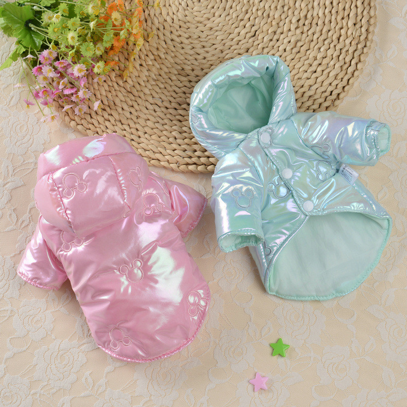 Spilgtas ziemas suņu drēbes maziem suņiem kucēnu jaka Ūdensizturīgs suņa mētelis silts mājdzīvnieku apģērbs Čivavas Jorkas apģērbs Franču buldogs