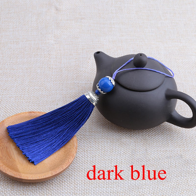 2 DB 18 cm-es függő kötél gyöngyök selyem bojt rojt varrás frufru bojt trimm Kulcsbojt barkácsoláshoz díszíteni függönytartozékok alkatrészei