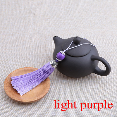 2 DB 18 cm-es függő kötél gyöngyök selyem bojt rojt varrás frufru bojt trimm Kulcsbojt barkácsoláshoz díszíteni függönytartozékok alkatrészei