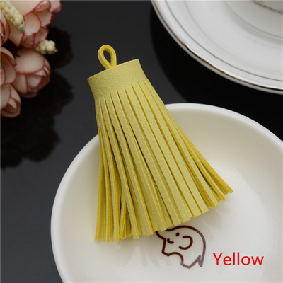 5 ΤΕΜ 6 εκ. Νέο στυλ μόδας Δερμάτινη φούντα κρόσσια DIY Αξεσουάρ Σκουλαρίκια Κολιέ Κοσμήματα Ευρήματα Μενταγιόν Φούντες χειροτεχνίας