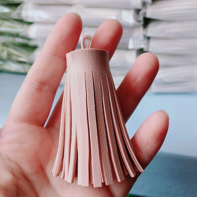 5 ΤΕΜ 6 εκ. Νέο στυλ μόδας Δερμάτινη φούντα κρόσσια DIY Αξεσουάρ Σκουλαρίκια Κολιέ Κοσμήματα Ευρήματα Μενταγιόν Φούντες χειροτεχνίας