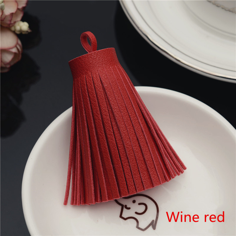 5 ΤΕΜ 6 εκ. Νέο στυλ μόδας Δερμάτινη φούντα κρόσσια DIY Αξεσουάρ Σκουλαρίκια Κολιέ Κοσμήματα Ευρήματα Μενταγιόν Φούντες χειροτεχνίας