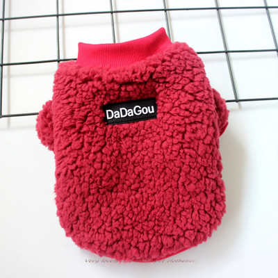 Ziemas apģērbs suņiem Silts vilnas kucēnu apģērbs Čivavas mājdzīvnieku apģērbs maziem un vidējiem suņiem Mētelis Hoodie Chihuahua Pet Clothes York