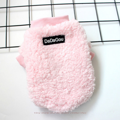 Ziemas apģērbs suņiem Silts vilnas kucēnu apģērbs Čivavas mājdzīvnieku apģērbs maziem un vidējiem suņiem Mētelis Hoodie Chihuahua Pet Clothes York