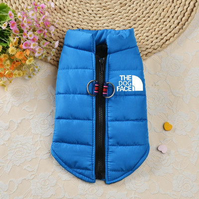 Ziemas kokvilnas mājdzīvnieku suņu apģērbi ūdensizturīgi silti suņi jaka mēteļi rāvējslēdzēja dizains franču buldogs maziem vidējiem suņiem čivava