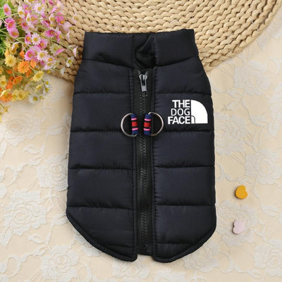 Ziemas kokvilnas mājdzīvnieku suņu apģērbi ūdensizturīgi silti suņi jaka mēteļi rāvējslēdzēja dizains franču buldogs maziem vidējiem suņiem čivava