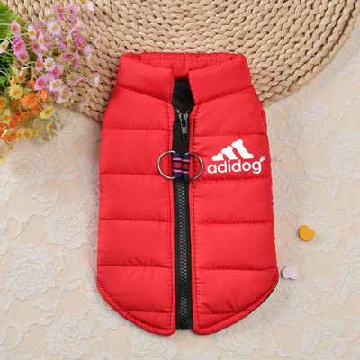 Ziemas kokvilnas mājdzīvnieku suņu apģērbi ūdensizturīgi silti suņi jaka mēteļi rāvējslēdzēja dizains franču buldogs maziem vidējiem suņiem čivava