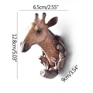 Stongwell Eiropas brieža galvas sienas mētelis āķis pakaramais atslēgu turētājs uzglabāšanas āķi Minimālisma ziemeļvalstu mājas virtuve vannas istabas dekorēšana