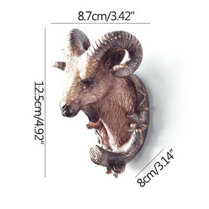 Stongwell Eiropas brieža galvas sienas mētelis āķis pakaramais atslēgu turētājs uzglabāšanas āķi Minimālisma ziemeļvalstu mājas virtuve vannas istabas dekorēšana