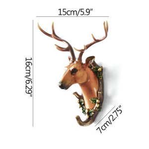 Stongwell Eiropas brieža galvas sienas mētelis āķis pakaramais atslēgu turētājs uzglabāšanas āķi Minimālisma ziemeļvalstu mājas virtuve vannas istabas dekorēšana