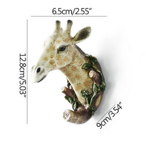 Stongwell Eiropas brieža galvas sienas mētelis āķis pakaramais atslēgu turētājs uzglabāšanas āķi Minimālisma ziemeļvalstu mājas virtuve vannas istabas dekorēšana