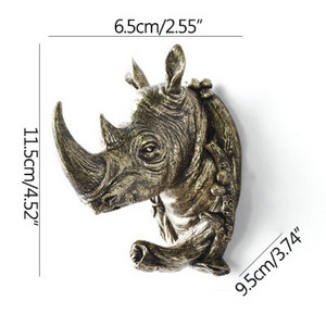 Stongwell Eiropas brieža galvas sienas mētelis āķis pakaramais atslēgu turētājs uzglabāšanas āķi Minimālisma ziemeļvalstu mājas virtuve vannas istabas dekorēšana