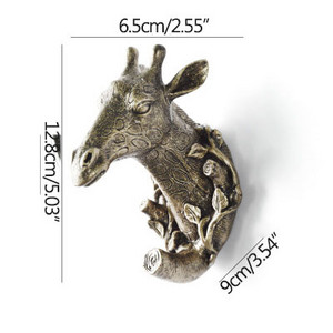 Stongwell Eiropas brieža galvas sienas mētelis āķis pakaramais atslēgu turētājs uzglabāšanas āķi Minimālisma ziemeļvalstu mājas virtuve vannas istabas dekorēšana