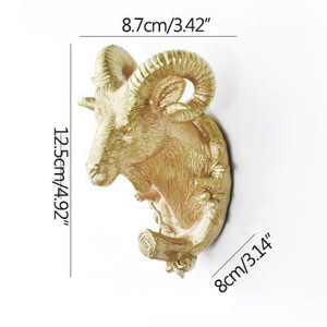 Stongwell Eiropas brieža galvas sienas mētelis āķis pakaramais atslēgu turētājs uzglabāšanas āķi Minimālisma ziemeļvalstu mājas virtuve vannas istabas dekorēšana