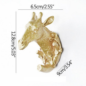 Stongwell Eiropas brieža galvas sienas mētelis āķis pakaramais atslēgu turētājs uzglabāšanas āķi Minimālisma ziemeļvalstu mājas virtuve vannas istabas dekorēšana