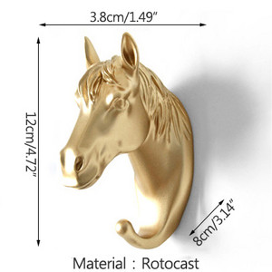 Stongwell Eiropas brieža galvas sienas mētelis āķis pakaramais atslēgu turētājs uzglabāšanas āķi Minimālisma ziemeļvalstu mājas virtuve vannas istabas dekorēšana