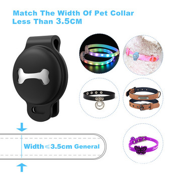 Pet GPS Tracker Έξυπνος εντοπιστής Dog Brand Ανίχνευση κατοικίδιων φορετών Bluetooth για Cat Dog Bird Anti-lost Tracking Record