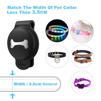 Pet GPS Tracker Έξυπνος εντοπιστής Dog Brand Ανίχνευση κατοικίδιων φορετός Tracker Bluetooth για Cat Dog Bird Anti-lost Record Tracking Tracking