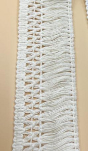 1 Αυλή 3cm/ 4cm/6cm βαμβακερό νήμα κρόσσια σειρά μεταξωτό δαντέλα, βαμβακερή κλωστή, αξεσουάρ κασκόλ δαντέλα τελειώματα Φούντα τελειώματα Μοντέλα ποιότητας