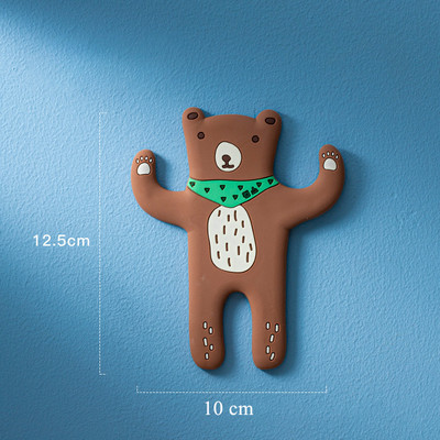 2022 Nova kuka za životinje Zidna tkanina za ključeve Žičana vješalica Ljepljiva kuka Iza vrata Stalak za pohranu torbi Držač kuhinjskih naprava Kuka za ogrtač