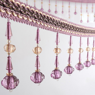 1M krištolinio stiklo karoliukai nėrinių pakraščiai poliesterio juostos kutai užuolaidų apdaila "pasidaryk pats" vestuvių dekoras amatai apmušalų priedai