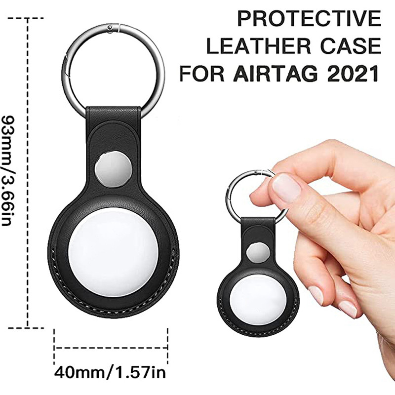 Apple Airtags futrālim Aksesuāri Ādas Airtagi Atslēgu piekariņi Aizsargčaulas Mājdzīvnieku Pretnozaudēšanas Pret Airtag Air Tag Case Llavero