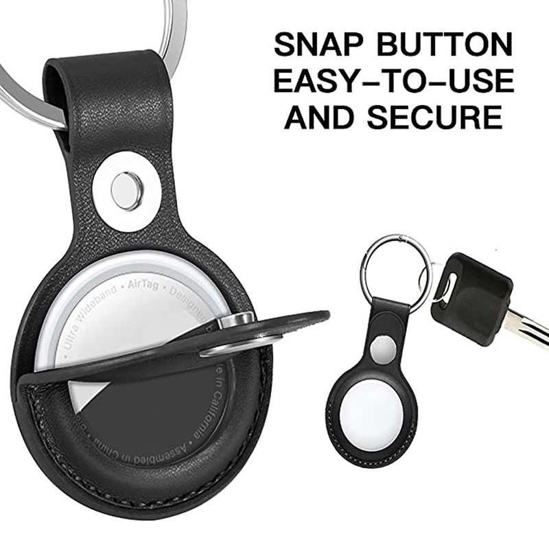 Apple Airtags futrālim Aksesuāri Ādas Airtagi Atslēgu piekariņi Aizsargčaulas Mājdzīvnieku Pretnozaudēšanas Pret Airtag Air Tag Case Llavero
