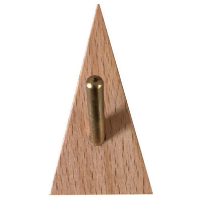 Σχήμα τριγώνου ορείχαλκος γάντζοι από μασίφ ξύλο πολλαπλών χρήσεων Διακοσμητικό παλτό τοίχου Ρούχα πόρτας Αποθήκευση Οργάνωση σπιτιού