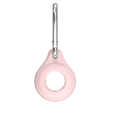 Õhumärgiste jälgimisseadme kate jaoks kaotsiminekuvastane koera jälgija asukoha võtmehoidja Airtag vedel silikoon kaasaskantav võtmehoidja jaoks