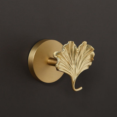 Месингова безперфорационна кука за ключове Поставка Държач Животно Растение Висяща декорация Палто Шапка Поставка за съхранение Баня Кухня Висулка Закачалка