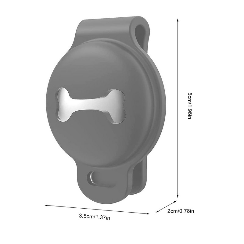 Mājdzīvnieku GPS izsekotāja viedā lokatora futrālis Mājdzīvnieku noteikšanas valkājams izsekotāja lokatora vāciņš kaķu suņu ierakstu izsekošanas ierīcei, kas novērš pazaudēšanu
