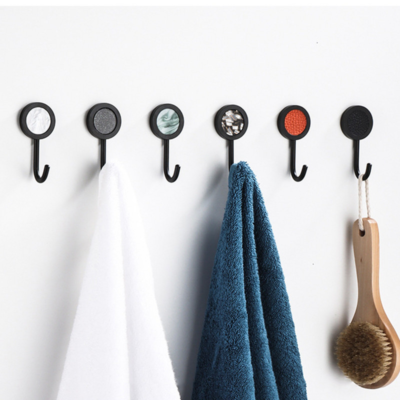 Alumíniumötvözet öntapadó fali kabáttartó kulcstartó állvány törülközőakasztók ruhatartó akasztóakasztók fürdőszobai kiegészítők