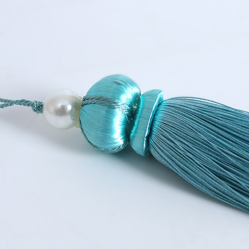 Euro stiliaus užuolaidų kutai Poliesterio dideli kutai 30cm šilko kutai Priedai Raktų kutai pakabukas medžiaginiam namų dekoravimui