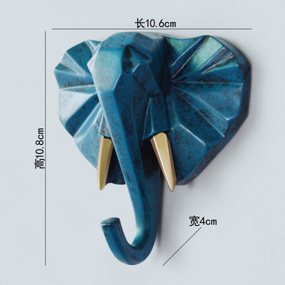 1 τμχ Κρεμαστός γάντζος Κεφάλι ζώου Διακοσμητικός γάντζος ελάφι Ελέφαντας Μονόκερος Ρινόκερος Κρεμάστρα Γάντζος Κλειδιά Ρούχα Καπέλο Ράφι διακόσμησης τοίχου