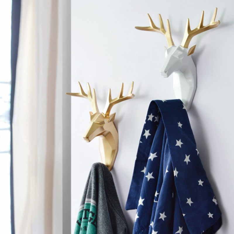 1 τμχ Κρεμαστός γάντζος Κεφάλι ζώου Διακοσμητικός γάντζος ελάφι Ελέφαντας Μονόκερος Ρινόκερος Κρεμάστρα Γάντζος Κλειδιά Ρούχα Καπέλο Ράφι διακόσμησης τοίχου