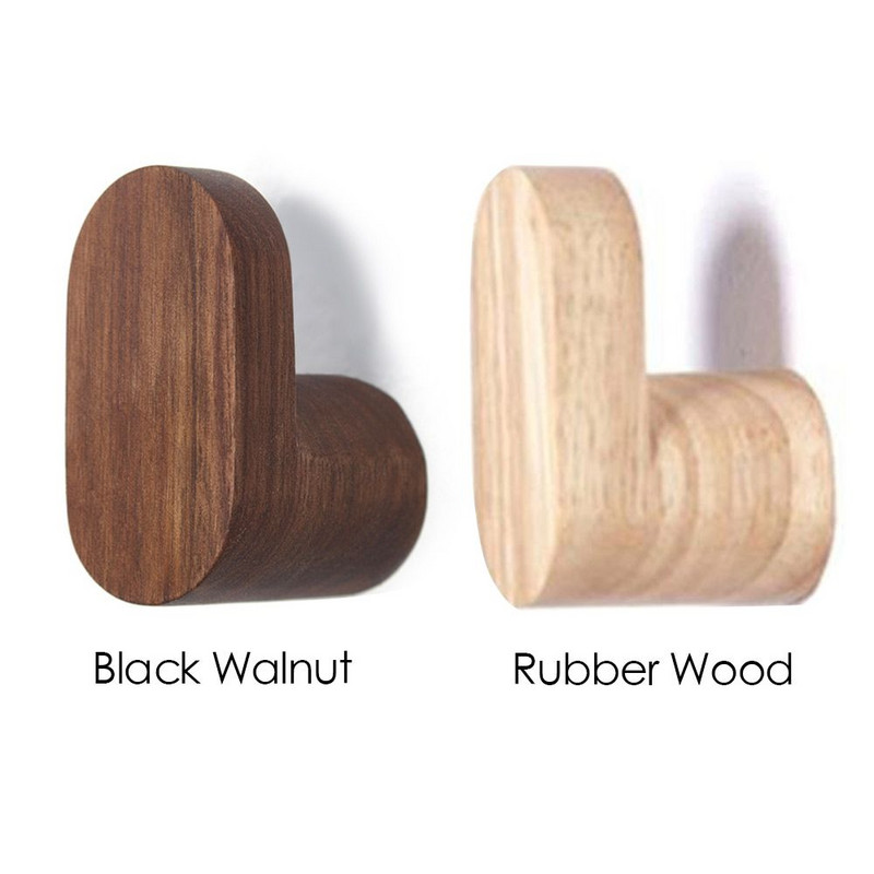 Organizator za kućnu pohranu Ukrasna kuka Drvena vješalica za kapute Vješalica za vrata Kuka za tuš Kuka za ogrtač Držač ključeva